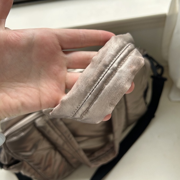 Luka Duffel in Metallic Gold - Picture 2 of 6